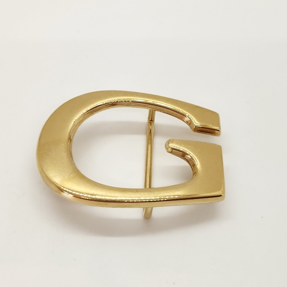 GUCCI Gold G Buckle Belt With Box - Picture 2 of 7